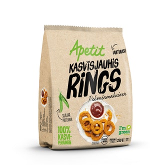 Apetit kasvisjauhis rings pekoninmakuinen 250g pakaste