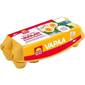 Kultamuna vapaa kananmuna S/M10 530g