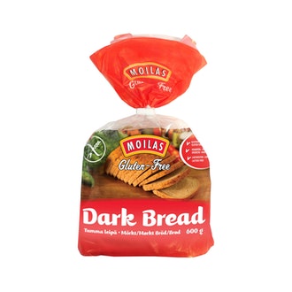Moilas Gluten-Free Tumma Leipä 600g viipaloitu pakaste