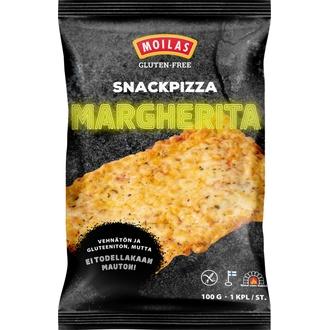 Moilas Gluten-Free Snackpizza Margherita 100 g esipaistettu pakaste