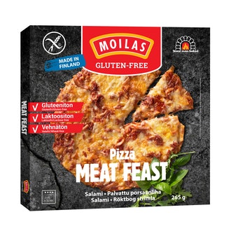 Moilas pizza meat feast 265g gluteeniton pakaste