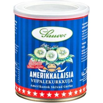 Sauvon 850/460 g makeassa mausteliemessä Amerikkalaista viipalekurkkua