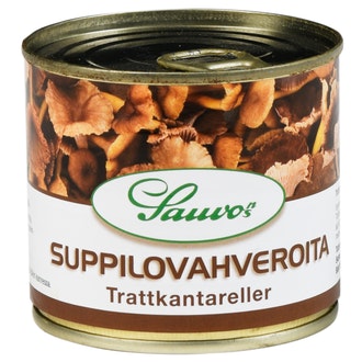 Sauvon Suppilovahveroita miedossa suolaliemessä 200/120g