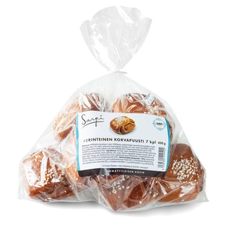 Sarpi perinteinen korvapuusti 7kpl/420g