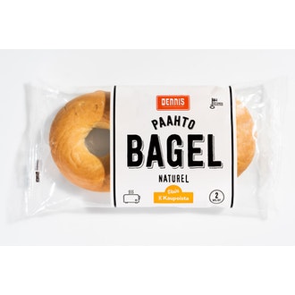 Dennis paahtobagel 2kpl/200g naturel