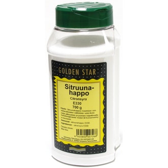 Golden Star Sitruunahappo E330 700g