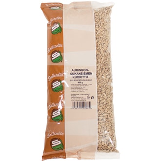 Sallinen auringonkukansiem 800g kuorittu