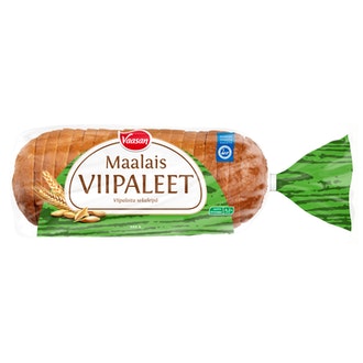 Vaasan Maalaisviipaleet 500 g viipaloitu vehnäsekaleipä