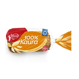 Vaasan 100 % Kaura 400g 6 kpl halkaistu kaurapalaleipä