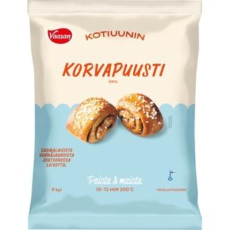 VAASAN KOTIUUNIN Korvapuusti 9 kpl x 60 g pakaste