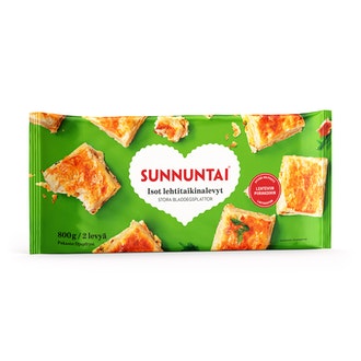 Sunnuntai isot Lehtitaikinalevyt 800 g