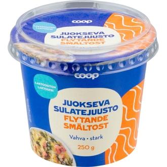 Coop juokseva sulatejuusto vahva 250g