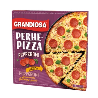 Grandiosa pepperoni perhepizza 530g pakaste