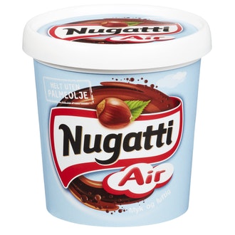 Nugatti Air kuohkea hasselpähkinä-kaakaomousselevite 340g UTZ