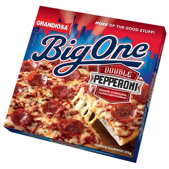 Grand pan pizza 570g double pepperoni