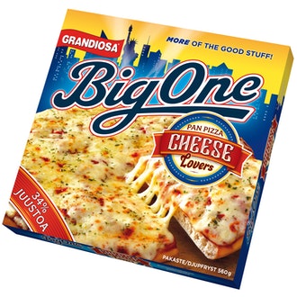 Grandiosa pan pizza cheese 560g pakaste