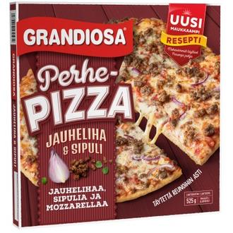 Grandiosa jauheliha ja sipuli perhepizza 525g