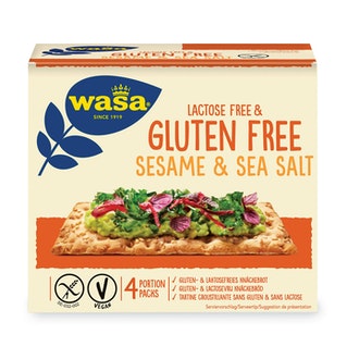 Wasa seesami&merisuola gluteeniton ja laktoositon näkkileipä 240g