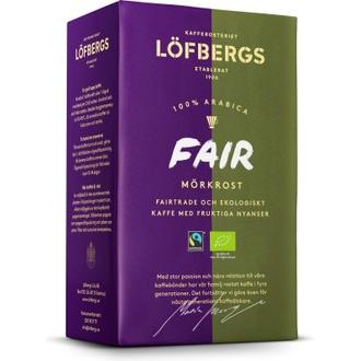 Löfbergs Fair Mörkrostat Kahvi 450g Reilu Kauppa Luomu