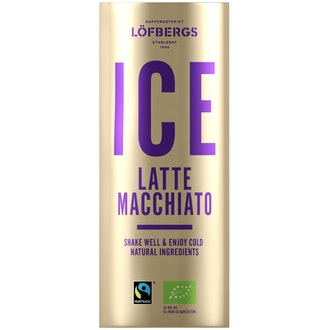 Löfbergs ICE Latte Macchiato jääkahvi 230 ml Reilu kauppa, luomu