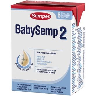 Semper Babysemp 2 200Ml Käyttövalmis Maitopohjainen Vieroitusvalmiste Alkaen 6Kk