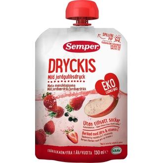 Semper Dryckis Luomu Mansikkajuoma 150Ml