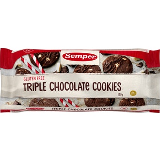Semper Triple keksi 150g suklaa gluteeniton