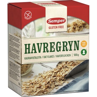 Semper Gluteeniton Kaurahiutale 500g