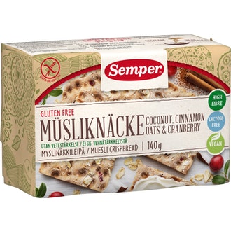 Semper 140g myslinäkkileipä gluteeniton