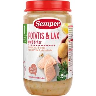 Semper 235G Perunaa, Lohta & Yrttejä Alkaen 1V. Lastenateria