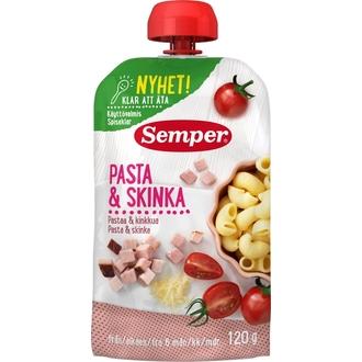 Semper 120G Pastaa & Kinkkua Alkaen 6 Kk Lasten Valmisateria