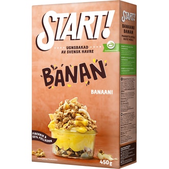 Start Banaani paahdettu mysli 450g