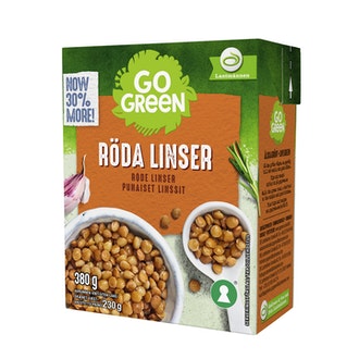 GoGreen Punaiset Linssit 380g