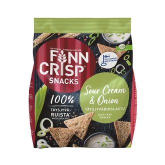 Finn Crisp rye snack 150g sour cream onion