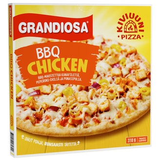 Grandiosa BBQ chicken kiviuuni pakastepizza 310g