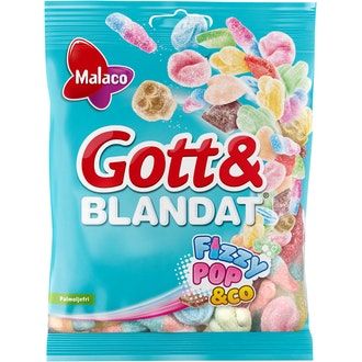 Gott och Blandat Fizzy Pop Mix 170g makeissekoitus