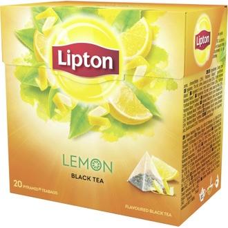 Lipton 20ps Lemon pyramidi musta tee