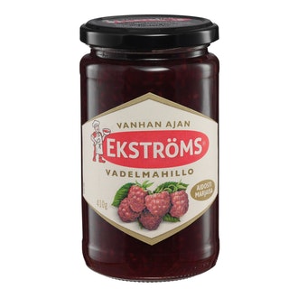 Ekströms Vanhan ajan vadelmahillo 410g