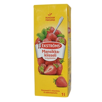 Ekströms Extra Prima mansikkakiisseli 1l