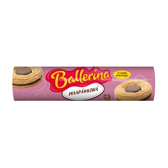 Ballerina täytekeksi 190g maapähkinä