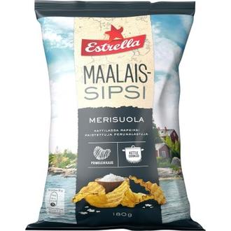 Estrella Maalaissipsi Merisuola 180g