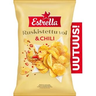 Estrella Ruskistettu voi & Chili sipsi 275g