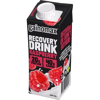 Gainomax Recovery 250ml vadelma palautumisjuoma