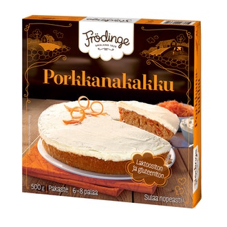 Frödinge Gluteeniton Ja Laktoositon Porkkanakakku 500G