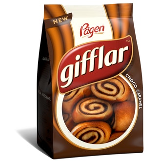 Pågen Gifflar Choco Caramel korvapuusti 260g