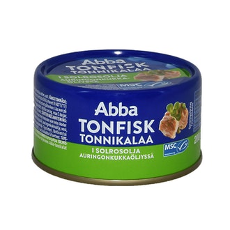 Abba MSC tonnikalaa öljyssä 200/150g