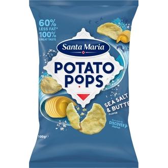 Santa Maria 100G Sea Salt & Butter Potato Pops sipsi