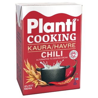 Planti Cooking Chili kaurapohjainen ruoanlaittovalmiste 15% rasvaa 2dl
