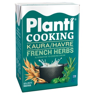 Planti Cooking ranskan yrtit kaurapohjainen ruoanlaittovalmiste 15% rasvaa 2dl