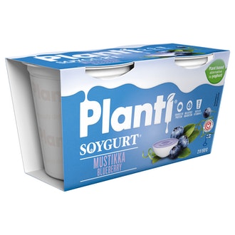Planti Soygurt 2x150g mustikka